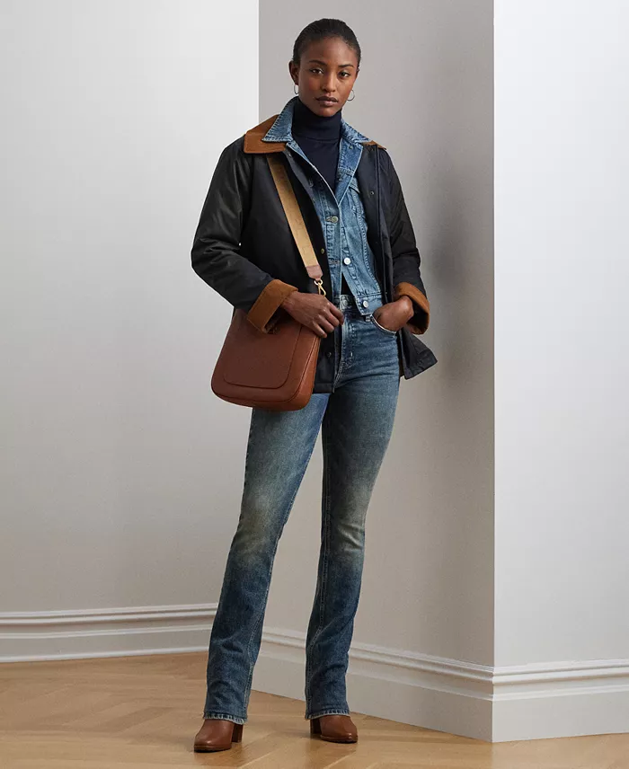 Women's Cord-Collar Waxed Jacket - thumbnail 7