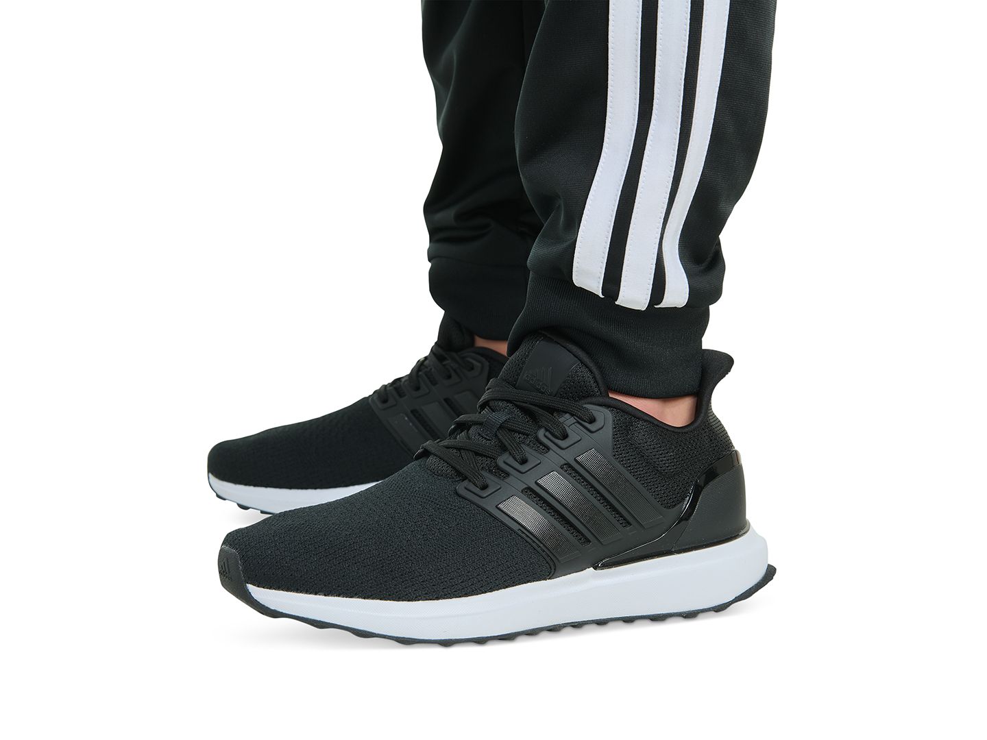 Брюки adidas Elastic-Waistband Essential 3-Stripe Jogger Pants для мальчиков, цвет: Чёрный — фото 5