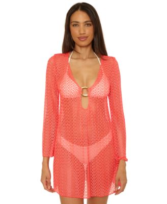 Becca - Women's Crocheted Cover-Up Dress