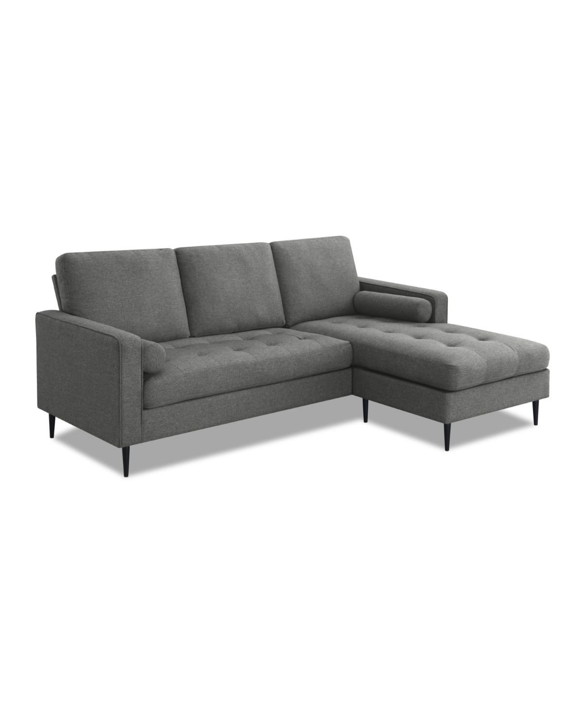 Gold Sparrow 82" Polyester Lexington Reversible Sectional, Created For Macy's