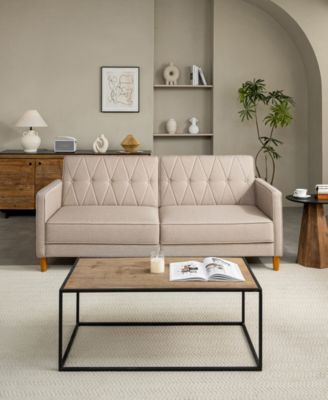 77" Polyester Victoria Convertible Sofa Bed, Created for Macy's