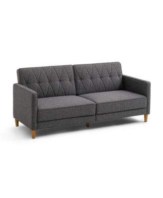 77" Polyester Victoria Convertible Sofa Bed