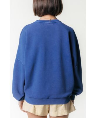 Women's Sunny Days Acid Wash Dropped Shoulder Sweat