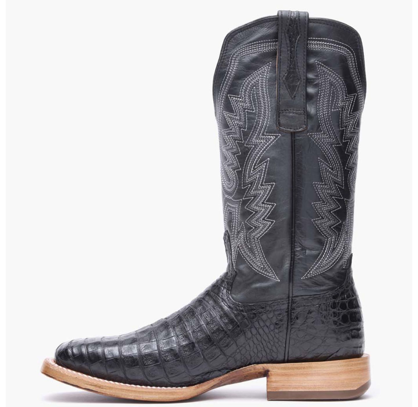 Мужские ботинки Durango Prca Collection Caiman Belly Western Boot, цвет: Чёрный — фото 5