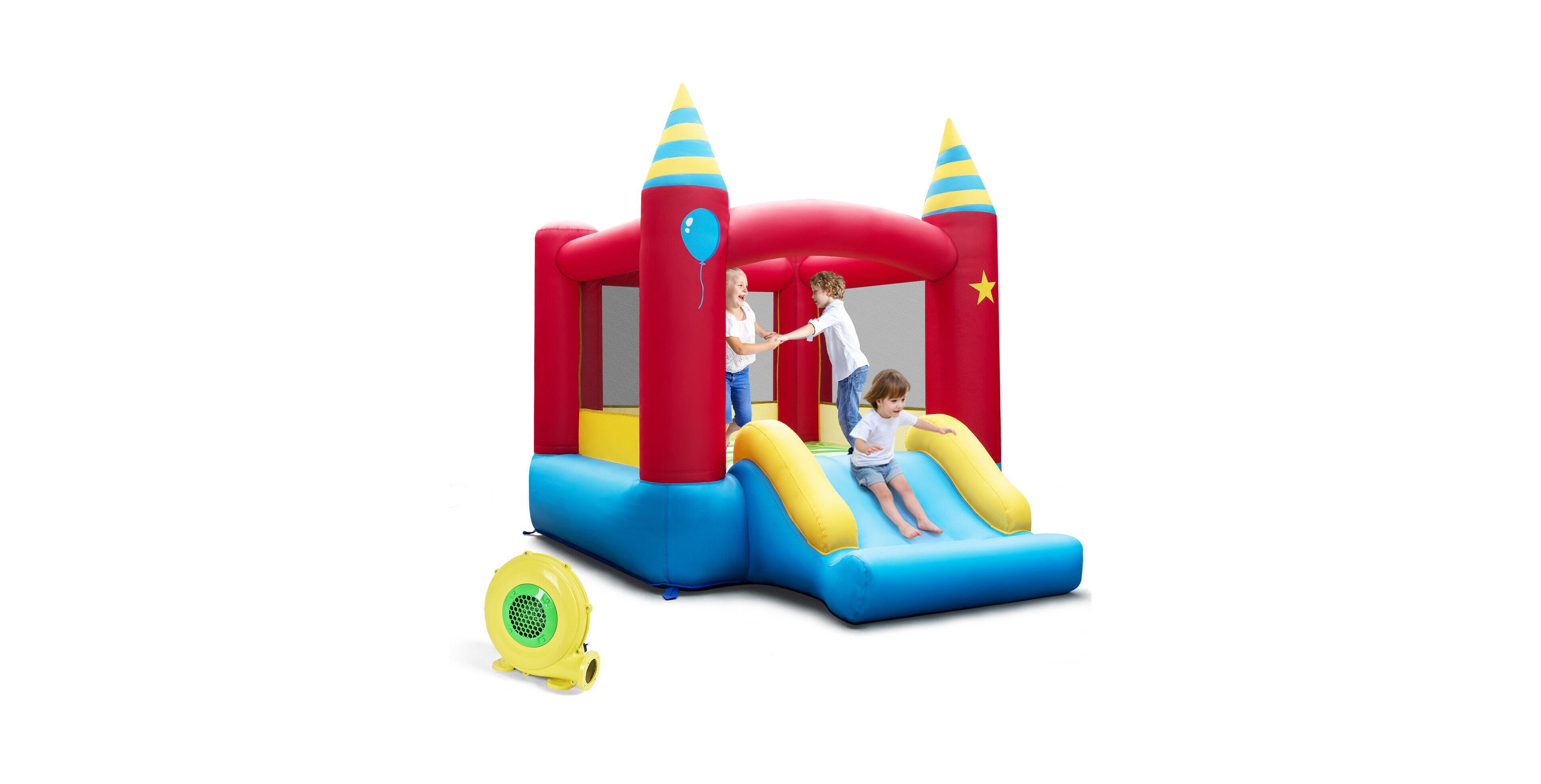 Inflatable Kids Bounce Castle with 480W Blower