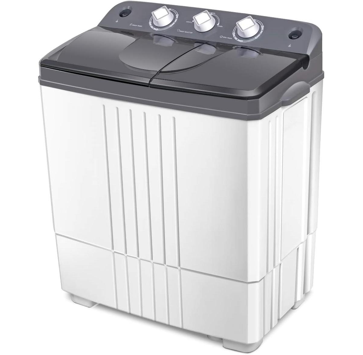 20 lbs Portable Semi-Automatic Twin-tub Washing Machine