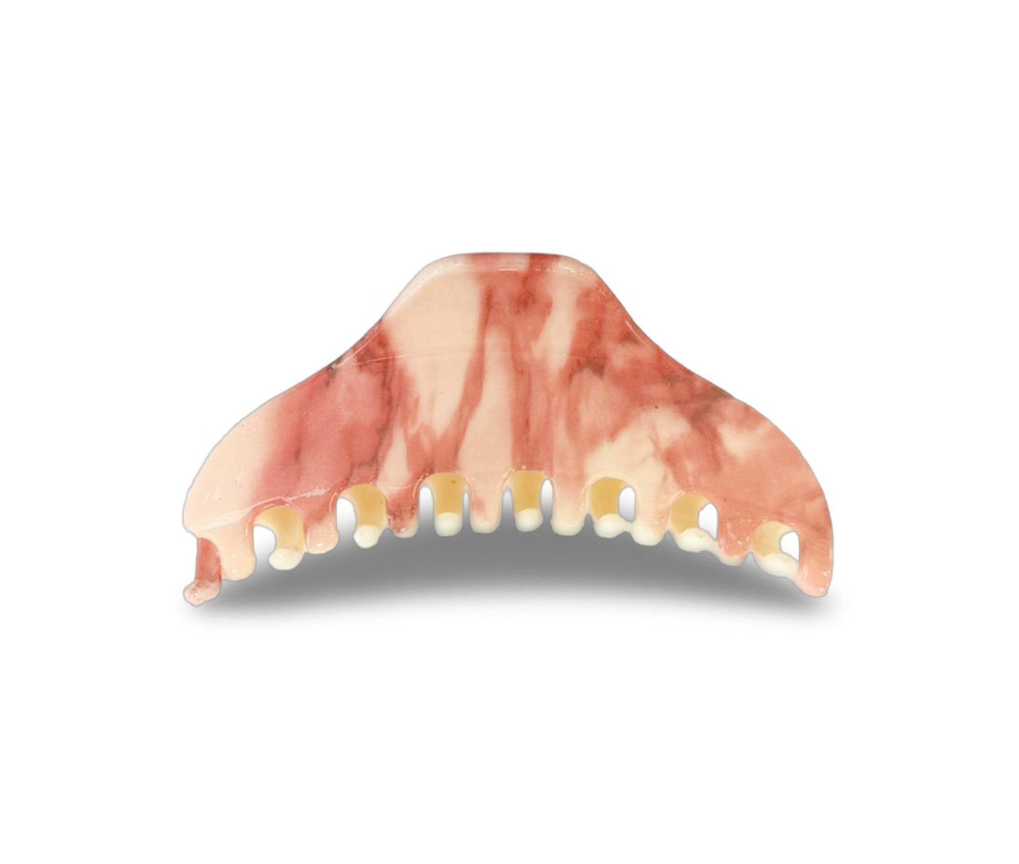 Женская заколка Headbands of Hope Large Claw Clip - Dusty Rose Marble, цвет: Коралловый — фото 1
