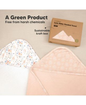 Luxe Baby Hooded Towel, Baby Bath Towel, Hooded Baby Towels, Baby Beach Towel for Newborn, Kids