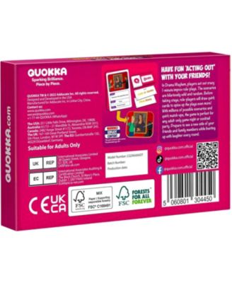 Family Board Games - Improv Card Game  - Roleplay Games for Family Night - Fun Board Game for Kids and Adults