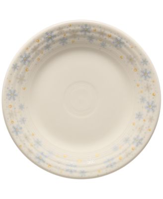 Fiesta - Linen Snowflakes Classic Rim Luncheon Plate