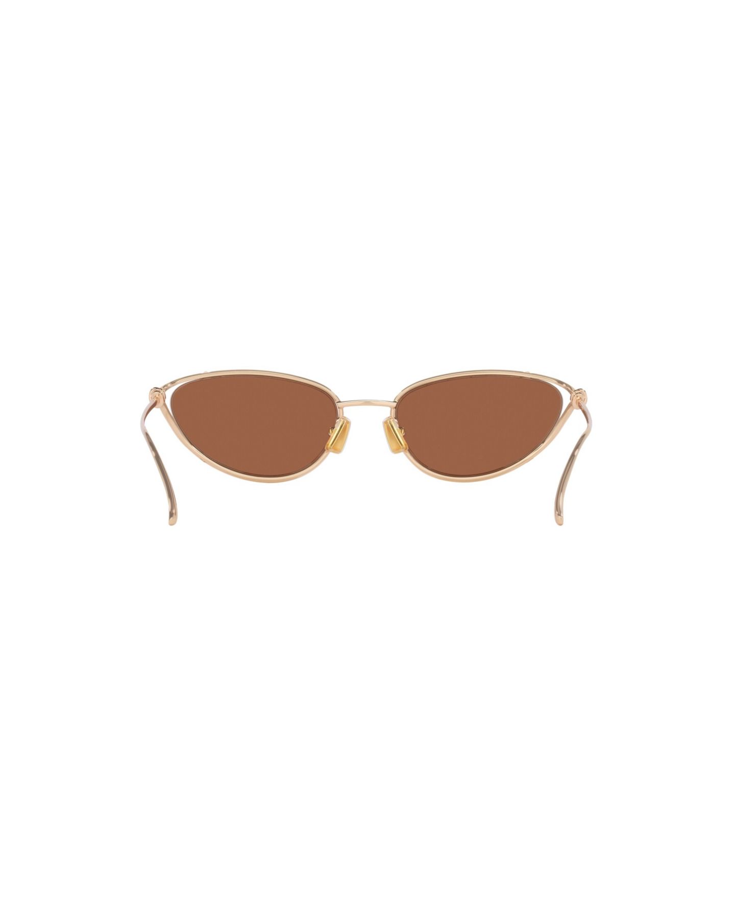 Женские солнцезащитные очки Bottega Veneta Sunglasses, BV1330S, цвет: Золотой / Коричневый — фото 3