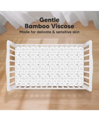 2pk Fitted Crib Sheets for Boys, Girls, Baby Crib Sheet, Standard Nursery Crib Sheet Cover