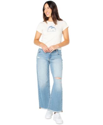 Juniors' Sunset Dreams 90S Cotton Baby T-Shirt