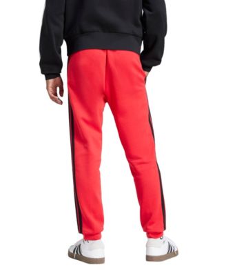 Men's Essentials Regular-Fit 3-Stripes Fleece Joggers