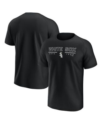 Fanatics - Men's Black Chicago White Sox Raglan T-Shirt