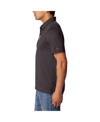 Men's&nbsp;Heather Black Florida State Seminoles Tech Trail Omni-Wick Polo Shirt