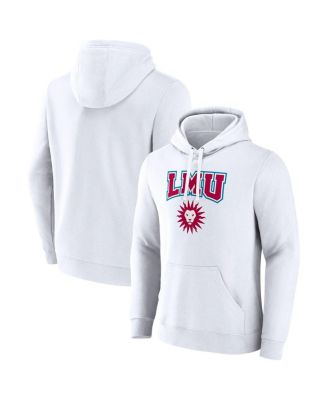 Fanatics - Men's White Loyola Marymount Lions Primary Logo Pullover Hoodie