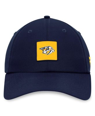 Men's Navy Nashville Predators Authentic Pro Rink Adjustable Hat