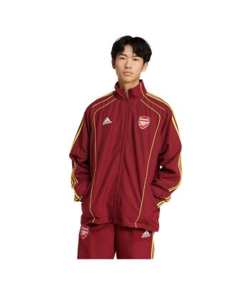 adidas - Men's Burgundy Arsenal Urban Purist AEROREADY Full-Zip Track Jacket