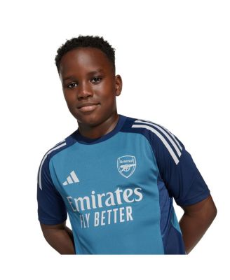 Big Boys and Girls Aqua Arsenal 2025/26 AEROREADY Training Jersey