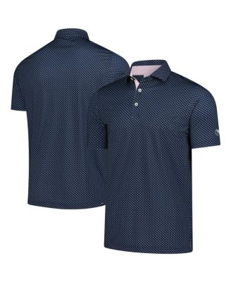 Puma - Men's Navy Arnold Palmer MATTR Micro Umbrellas Printed Polo Shirt