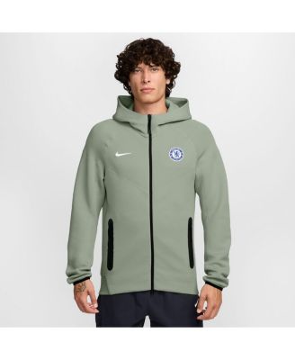 Nike - Men's Olive Chelsea Tech Fleece Full-Zip Hoodie