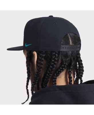 Men's Black Miami Marlins 2025 City Connect Performance Adjustable Hat