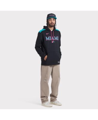 Men's Black Miami Marlins 2025 City Connect Performance Fitted Hat