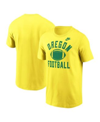 Nike - Men's Yellow Oregon Ducks Legacy Football Icon T-Shirt