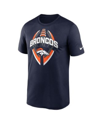 Men's Navy Denver Broncos Legend Icon Performance T-Shirt
