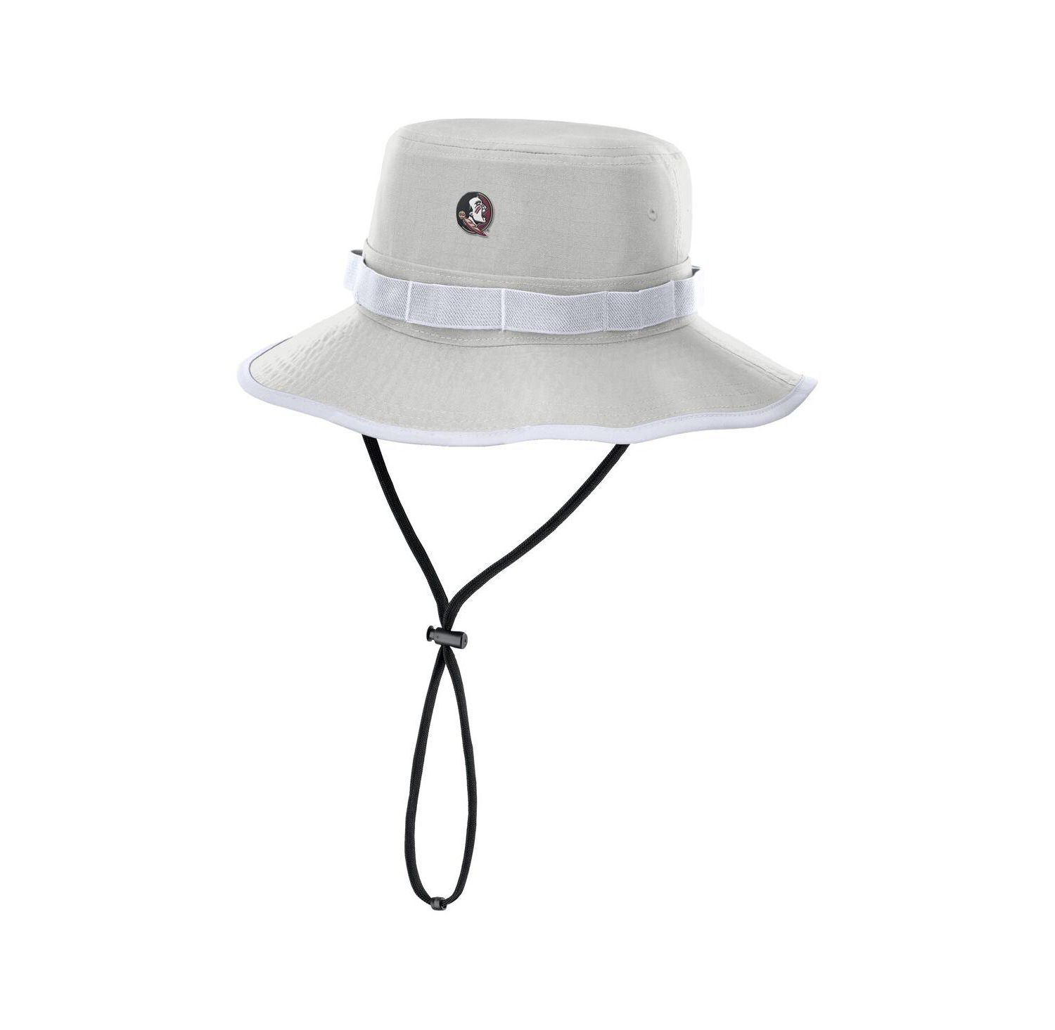 Men's Gray Florida State Seminoles 2025 Sideline Apex Boonie Bucket Hat