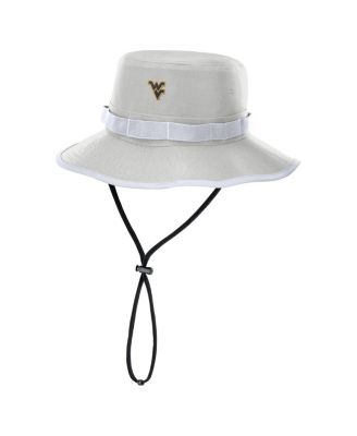 Nike - Men's Gray West Virginia Mountaineers 2025 Sideline Apex Boonie Bucket Hat