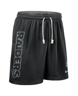 Men's Black Las Vegas Raiders Sideline Reversible Performance Shorts