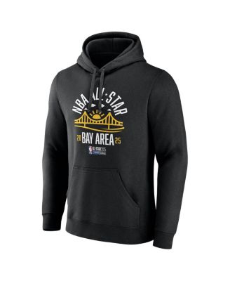 Men's and Women's Black 2025 NBA All-Star Game Bay Bridge Pullover Hoodie