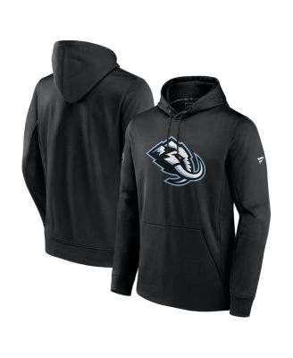 Fanatics - Men's Black Utah Mammoth Authentic Pro Rink Fleece Pullover Hoodie