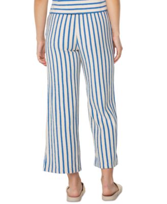Juniors' Java Stripe Cotton Pants