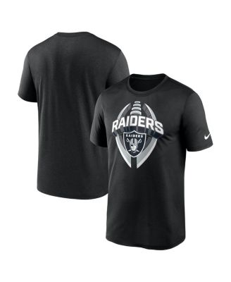 Nike - Men's Black Las Vegas Raiders Big Tall Primetime Legend Icon Performance T-Shirt
