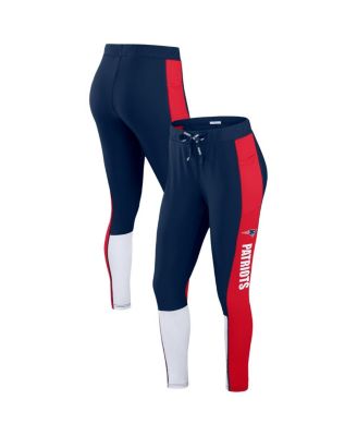 WEAR by Erin Andrews - Women's Navy/Red New England Patriots Color-Block Leggings