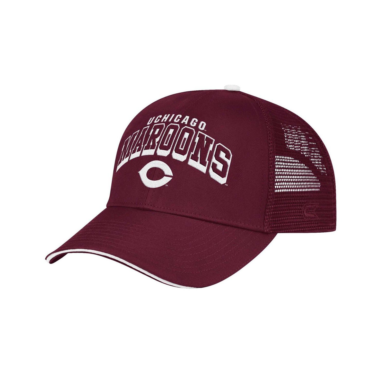 Men's Maroon UChicago Maroons Wyatt Primary Team Trucker Adjustable Hat