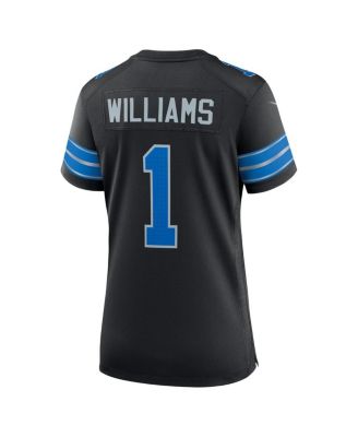 Women's Jameson Williams Black Detroit Lions 2nd Alternate Game Player Jersey
