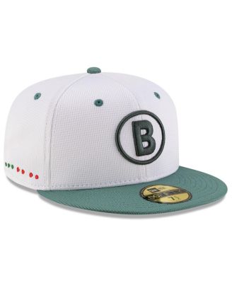 New Era - Men's White/Green Boston Red Sox 2025 City Connect Batting Practice 59FIFTY Fitted Hat
