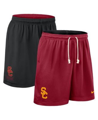 Nike - Men's Cardinal/Black USC Trojans 2025 Sideline Reversible Performance Shorts