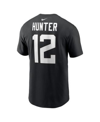 Men's Travis Hunter Black Jacksonville Jaguars 2025 NFL Draft First Round Pick Player Name Number T-Shirt