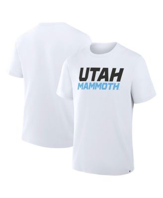 Fanatics - Men's White Utah Mammoth Wordmark Legacy T-Shirt