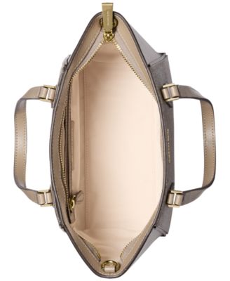 Michael Kors Taryn Small Signature Logo and Leather Convertible Crossbody Bag