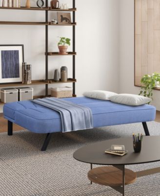 66.1" Polyester Forrest Convertible Futon