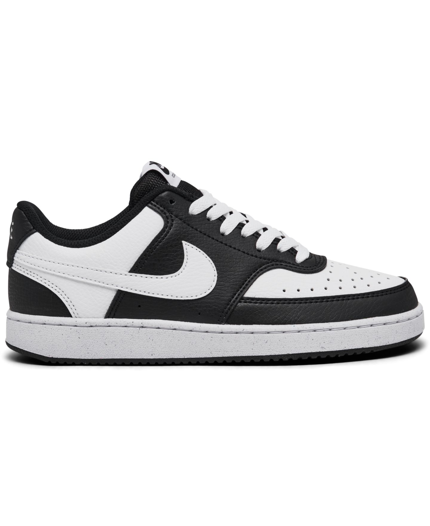 Женские кроссовки Nike Court Vision Low Next Nature Casual, цвет: Чёрный / Белый — фото 2