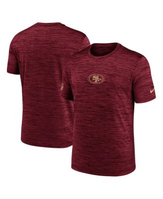 Nike - Men's Scarlet San Francisco 49ers Sideline Velocity Performance T-Shirt