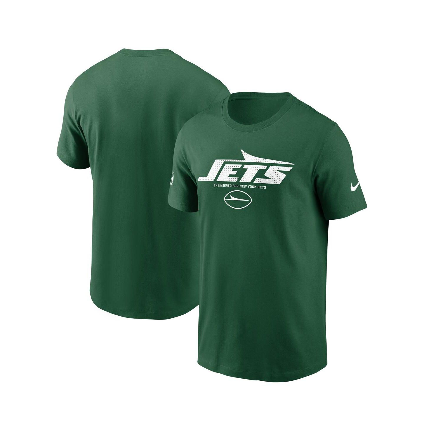 Мужская футболка Nike Green New York Jets Sideline Performance — фото 1