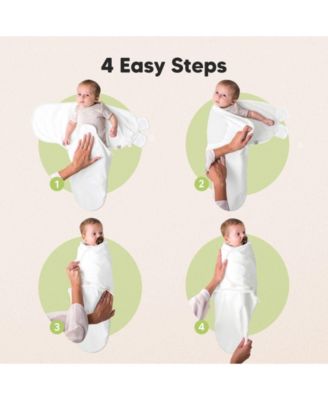 3pk Soothe Zippy Baby Swaddles Months, Newborn Sleep Sacks, Zipper Swaddle, Wearable Swaddle Blanket